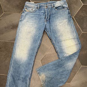 Diesel Larkee Comfort Regular Straight Men Blue Jeans Size 36/32